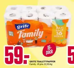 ÖoB GRITE TOALETTPAPPER erbjuda