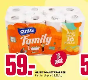ÖoB GRITE TOALETTPAPPER erbjuda