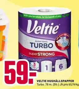 ÖoB VELTIE HUSHÅLLSPAPPER erbjuda