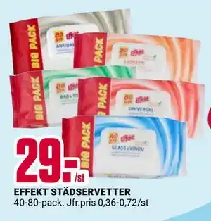 ÖoB EFFEKT STÄDSERVETTER erbjuda