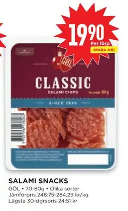 Willys Hemma SALAMI SNACKS erbjuda