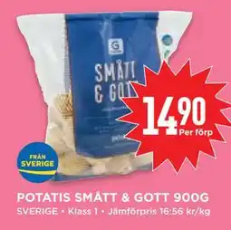 Willys Hemma POTATIS SMÅTT & GOTT 900G erbjuda
