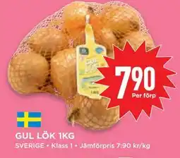 Willys Hemma GUL LÖK 1KG erbjuda