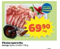 Coop Daglivs Färska spareribs erbjuda