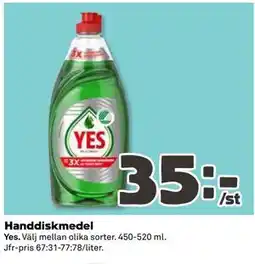 Coop Daglivs Handdiskmedel erbjuda