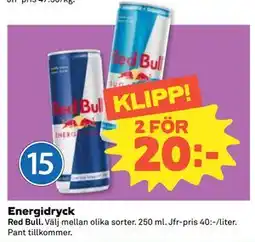 Coop Daglivs Energidryck erbjuda