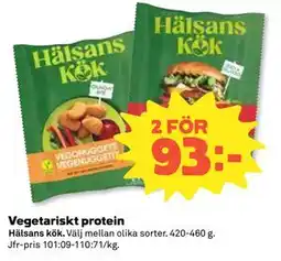 Coop Daglivs Vegetariskt protein erbjuda
