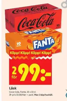 ICA Kvantum Läsk erbjuda
