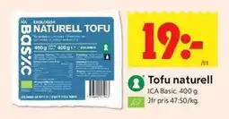 ICA Kvantum Tofu naturell erbjuda