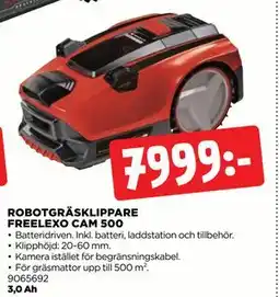 Jem&Fix ROBOTGRÄSKLIPPARE FREELEXO CAM 500 erbjuda