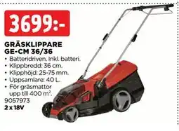 Jem&Fix GRÄSKLIPPARE GE-CM 36/36 erbjuda
