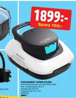 Jem&Fix POOLROBOT AIPER SCUBA erbjuda