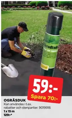 Jem&Fix OGRÄSDUK erbjuda