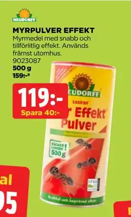 Jem&Fix MYRPULVER EFFEKT erbjuda