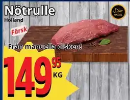 Supergrossen Nötrulle erbjuda