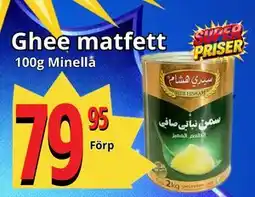 Supergrossen Ghee matfett erbjuda