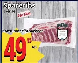Supergrossen Spareribs erbjuda