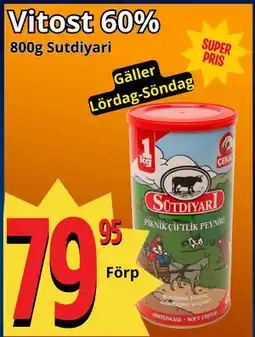 Supergrossen Vitost 60% erbjuda