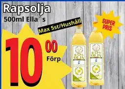 Supergrossen Rapsolja erbjuda