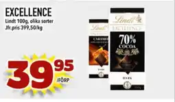 Din Mat Lindt Excellence erbjuda
