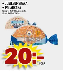 Din Mat Polarbröd Jubileumskaka • Polarkaka erbjuda