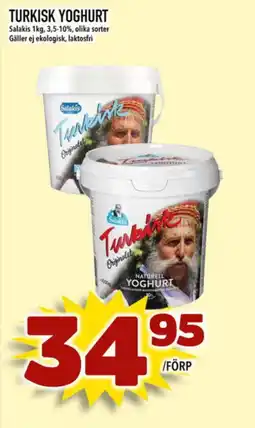 Din Mat Salakis Turkisk yoghurt erbjuda