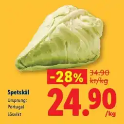 Lidl Spetskȧl erbjuda