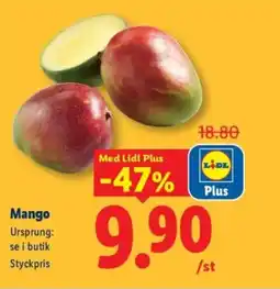 Lidl Mango erbjuda