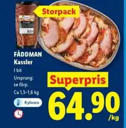 Lidl FÅDDMAN Kassler erbjuda