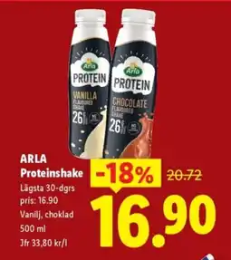 Lidl ARLA Proteinshake erbjuda