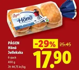 Lidl PÅGEN Hönö Jollekaka erbjuda
