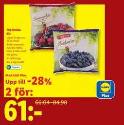 Lidl FRESHONA Bär erbjuda