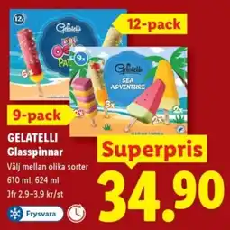 Lidl GELATELLI Glasspinnar erbjuda