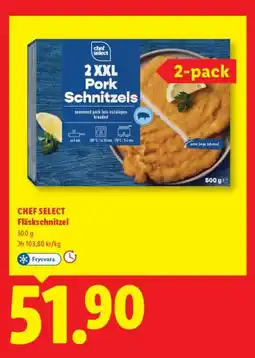 Lidl CHEF SELECT Fläskschnitzel erbjuda