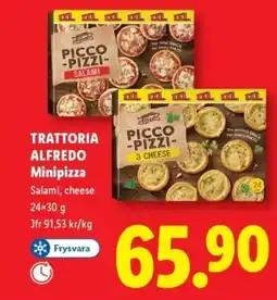 Lidl TRATTORIA ALFREDO Minipizza erbjuda