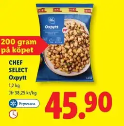 Lidl CHEF SELECT Oxpytt erbjuda