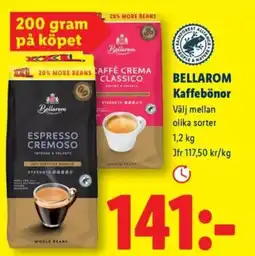Lidl BELLAROM Kaffebönor erbjuda