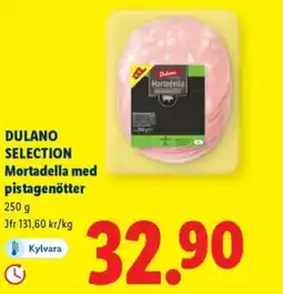 Lidl DULANO SELECTION Mortadella med pistagenötter erbjuda