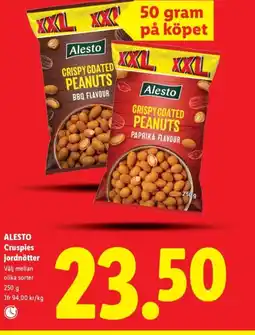 Lidl ALESTO Cruspies jordnötter erbjuda