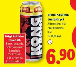 Lidl KONG STRONG Energidryck erbjuda