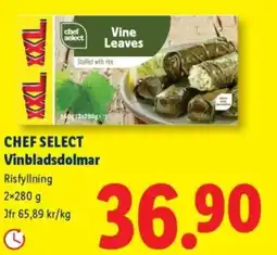 Lidl CHEF SELECT Vinbladsdolmar erbjuda