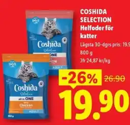 Lidl COSHIDA SELECTION Helfoder för katter erbjuda