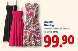 Lidl ESMARA Klänning erbjuda