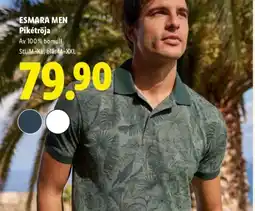 Lidl ESMARA MEN Pikétröja erbjuda