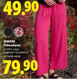 Lidl ESMARA Palazzobyxor erbjuda