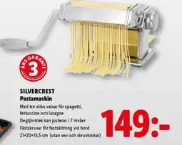 Lidl SILVERCREST Pastamaskin erbjuda