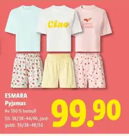 Lidl ESMARA Pyjamas erbjuda