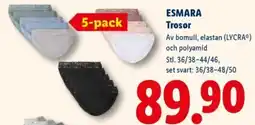 Lidl ESMARA Trosor erbjuda