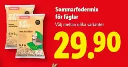 Lidl Sommarfodermix för fåglar erbjuda