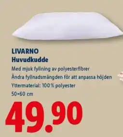 Lidl LIVARNO Huvudkudde erbjuda